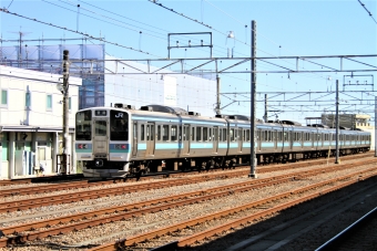 JR東日本 クハ210形 クハ210-6 鉄道フォト・写真 by 鉄道のお爺さんさん ：2015年10月08日09時ごろ