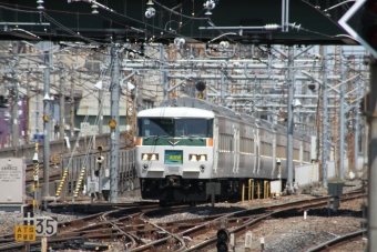 JR東日本 クハ185形 クハ185-5 鉄道フォト・写真 by 鉄道のお爺さんさん ：2013年05月04日10時ごろ