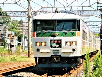 JR東日本 クハ185形 クハ185-14 鉄道フォト・写真 by 鉄道のお爺さんさん ：2007年09月16日10時ごろ