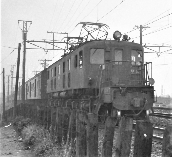 国鉄EF56形電気機関車 EF56 鉄道フォト・写真 by 鉄道のお爺さんさん ：1963年05月05日00時ごろ