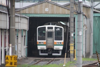 JR東日本 クハ210形 クハ210-1008 鉄道フォト・写真 by 鉄道のお爺さんさん ：2014年07月24日10時ごろ