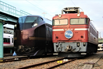 JR東日本 国鉄EF81形電気機関車 と ＪＲ東日本Ｅ655系電車 EF81 81 と クモロE654-101 鉄道フォト・写真 by 鉄道のお爺さんさん ：2022年12月03日14時ごろ