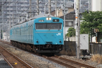 JR西日本 クハ103形 クハ103-800 鉄道フォト・写真 by 鉄道のお爺さんさん ：2014年06月15日15時ごろ