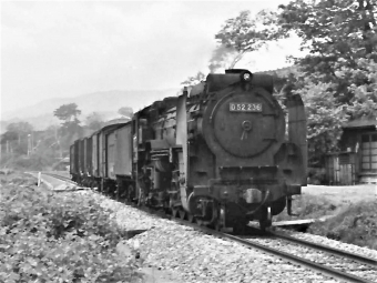 国鉄D52形蒸気機関車 D52 236 鉄道フォト・写真 by 鉄道のお爺さんさん ：1962年05月03日00時ごろ