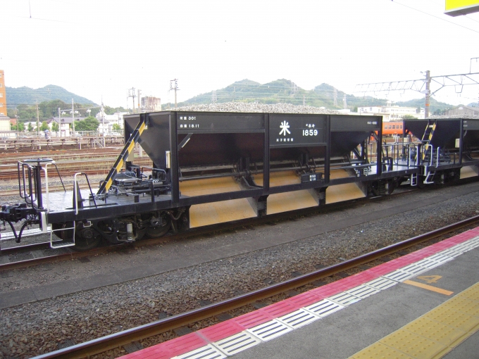 JR西日本 国鉄ホキ800形貨車 ホキ800-1859 鉄道フォト・写真 by 鉄道のお爺さんさん ：2016年06月14日00時ごろ