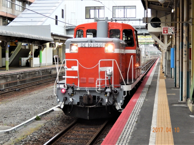 JR西日本 国鉄DE10形ディーゼル機関車 DE10 1159 米子駅 鉄道フォト 