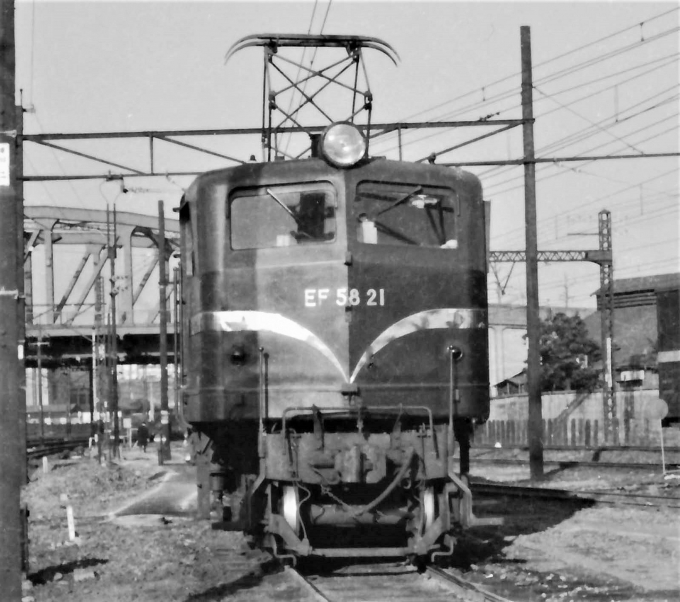 鉄道フォト・写真：国鉄EF58形電気機関車 EF58 21 東京機関区 鉄道フォト・写真 by 鉄道のお爺さんさん - 撮影日 1960/02/13 00:00