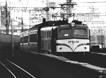 国鉄EF58形電気機関車 EF58 155 鉄道フォト・写真 by 鉄道のお爺さんさん ：1967年05月03日00時ごろ