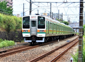 JR東日本 クハ211形 クハ211-2021 鉄道フォト・写真 by 鉄道のお爺さんさん ：2011年07月24日12時ごろ