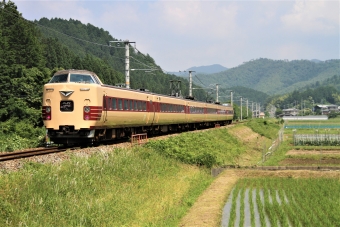 JR西日本 国鉄381系電車 クハ381形(Tc) 鉄道フォト・写真 by 鉄道のお爺さんさん ：2014年06月15日10時ごろ