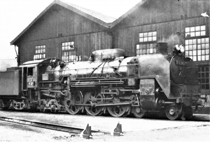 国鉄C61形蒸気機関車 C61 28 鉄道フォト・写真 by 鉄道のお爺さんさん ：1965年05月27日00時ごろ