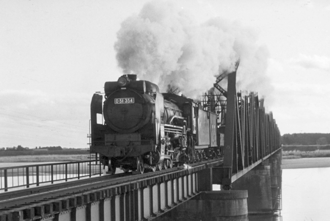国鉄D51形蒸気機関車 Ｄ51 354 鉄道フォト・写真 by 鉄道のお爺さんさん ：1964年12月03日00時ごろ