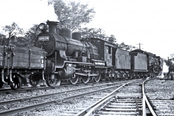 国鉄8620型蒸気機関車 48638 鉄道フォト・写真 by 鉄道のお爺さんさん ：1961年09月23日00時ごろ