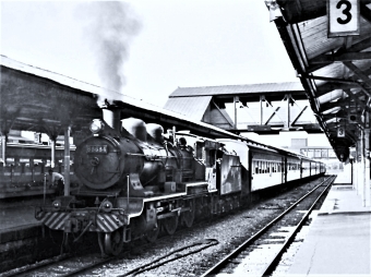 国鉄8620形蒸気機関車 68654 鉄道フォト・写真 by 鉄道のお爺さんさん ：1962年08月16日00時ごろ