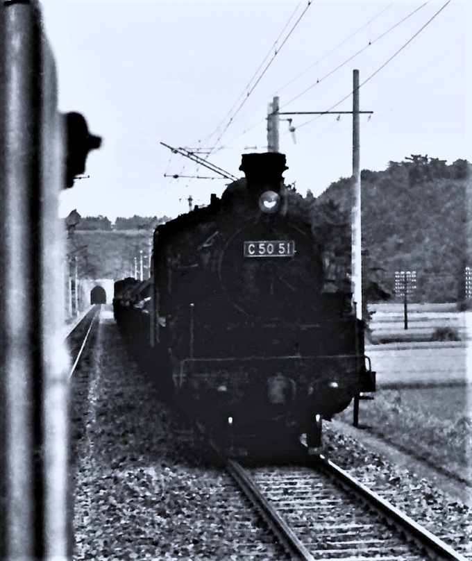 国鉄C50形蒸気機関車 Ｃ50 51 鉄道フォト・写真 by 鉄道のお爺さんさん ：1962年09月02日00時ごろ