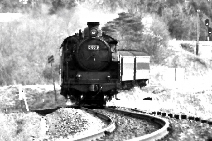 国鉄C60形蒸気機関車 Ｃ60 9 鉄道フォト・写真 by 鉄道のお爺さんさん ：1964年12月03日00時ごろ