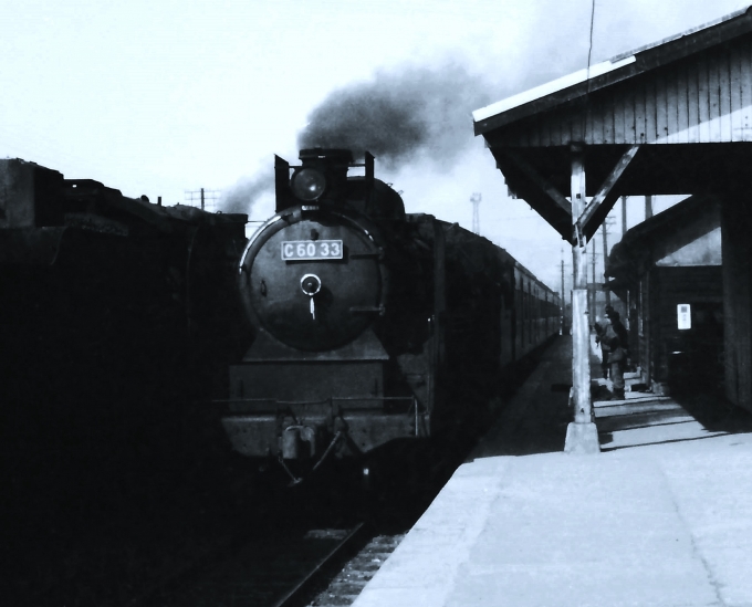 国鉄C60形蒸気機関車 Ｃ60 33 鉄道フォト・写真 by 鉄道のお爺さんさん ：1963年04月04日00時ごろ