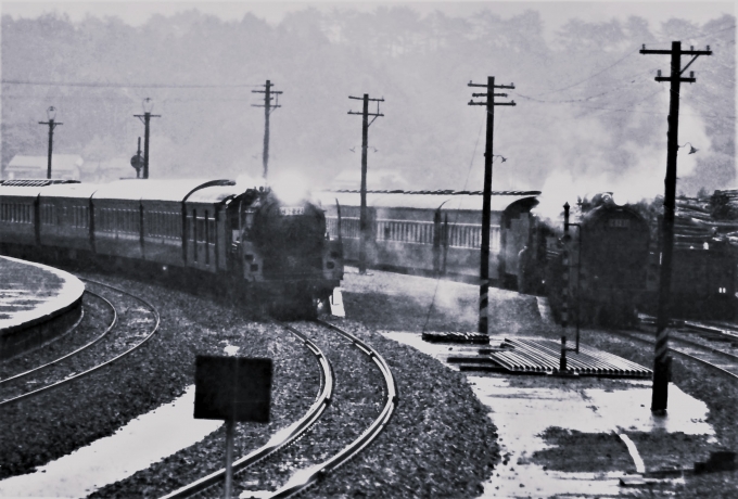 国鉄C62形蒸気機関車 Ｃ62 22 と Ｃ62 11 鉄道フォト・写真 by 鉄道のお爺さんさん ：1965年06月17日00時ごろ