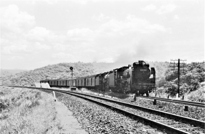 国鉄D51形蒸気機関車 Ｄ51 866 鉄道フォト・写真 by 鉄道のお爺さんさん ：1964年07月04日00時ごろ