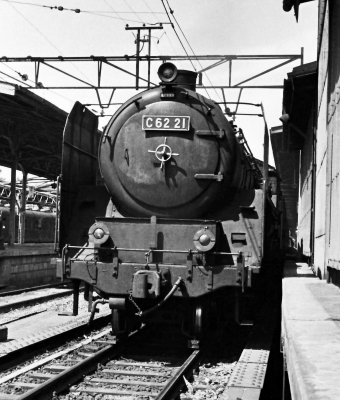 国鉄C62形蒸気機関車 c62 21 鉄道フォト・写真 by 鉄道のお爺さんさん 上野駅 (JR)：1960年05月29日00時ごろ