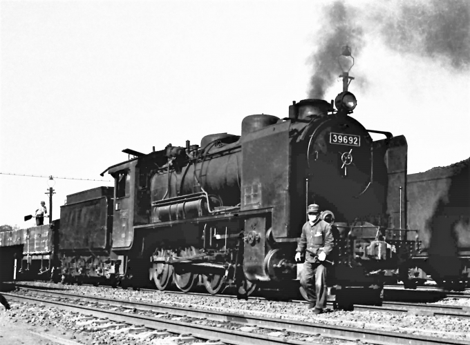 国鉄9600形蒸気機関車 39692 鉄道フォト・写真 by 鉄道のお爺さんさん ：1961年03月03日00時ごろ