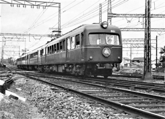 近畿日本鉄道800形電車 クハ801 鉄道フォト・写真 by 鉄道のお爺さんさん ：1962年08月13日00時ごろ