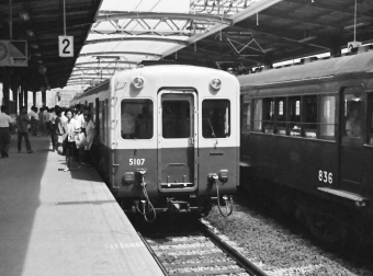 阪神電気鉄道 5107 鉄道フォト・写真 by 鉄道のお爺さんさん ：1962年08月13日00時ごろ