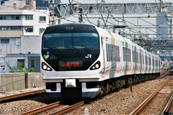 JR東日本E257系電車 クモハE257形(Mc) 特急「あずさ」「かいじ」 鉄道フォト・写真 by 鉄道のお爺さんさん ：2007年09月20日12時ごろ