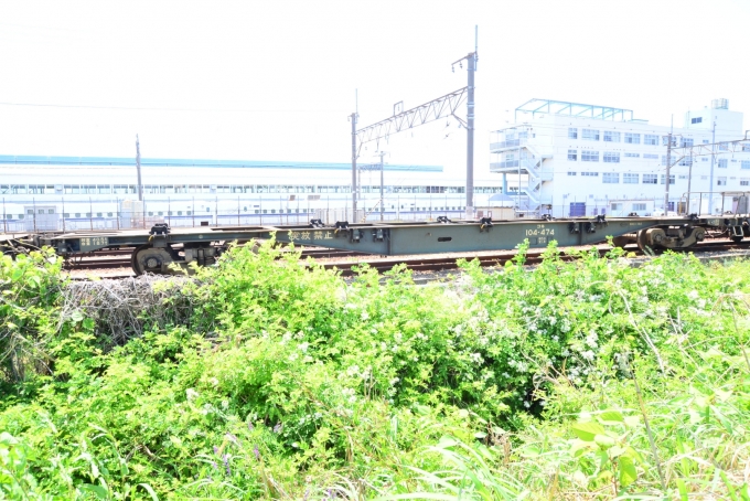 鉄道フォト・写真：JR貨物コキ100系貨車 コキ104-474 鳥飼基地 鉄道フォト・写真 by md11jbirdさん - 撮影日 2021/05/03 11:00