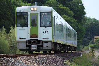 JR東日本 キハ111-209 鉄道フォト・写真 by ここなさん 明覚駅：2021年05月01日08時ごろ