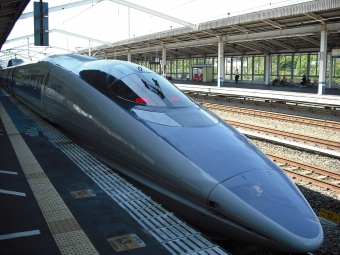 JR西日本 500系新幹線 鉄道フォト・写真 by kimi-niさん 福山駅：2009年09月17日12時ごろ