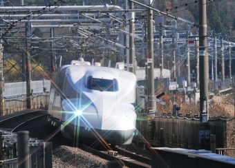 JR東海 N700系新幹線 鉄道フォト・写真 by kimi-niさん 米原駅 (JR)：2009年12月13日11時ごろ