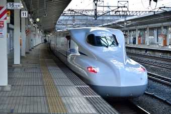 JR東海 N700S新幹線 鉄道フォト・写真 by kimi-niさん 米原駅 (JR)：2021年01月29日13時ごろ