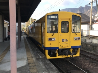 島原鉄道キハ2500A形 2511A 鉄道フォト・写真 by 山陽5632F/utさん 島原港駅：2020年01月02日09時ごろ