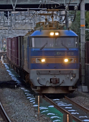JR貨物 EF510形 EF510-512 鉄道フォト・写真 by シーホース21さん 島本駅：2021年11月11日12時ごろ
