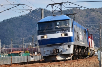 JR貨物 EF210形 EF210-102 鉄道フォト・写真 by シーホース21さん 上郡駅 (JR)：2022年02月25日14時ごろ