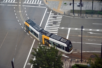 富山ライトレールTLR0600形電車 TLR0603編成 鉄道フォト・写真 by シーホース21さん ：2012年07月14日17時ごろ
