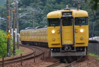 JR西日本 国鉄115系電車 鉄道フォト・写真 by シーホース21さん 有年駅：2023年05月31日09時ごろ