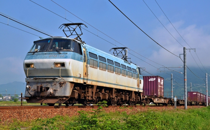 JR貨物 EF66形 EF66-124 鉄道フォト・写真 by シーホース21さん 上郡駅 (JR)：2017年05月14日08時ごろ