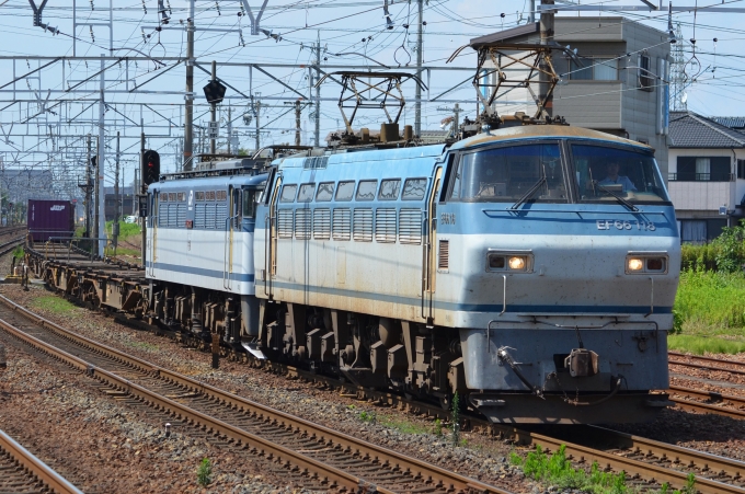 JR貨物 EF66形 EF66-118 鉄道フォト・写真 by シーホース21さん 清洲駅：2014年07月20日14時ごろ