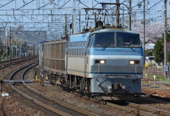 JR貨物 EF66形 EF66-120 鉄道フォト・写真 by シーホース21さん 清洲駅：2014年04月05日14時ごろ