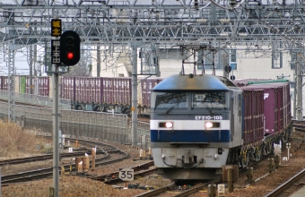 JR貨物 EF210形 EF210-105 鉄道フォト・写真 by シーホース21さん 枇杷島駅 (JR)：2013年03月23日14時ごろ