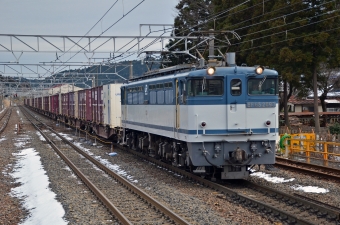 JR貨物 国鉄EF65形電気機関車 EF65-2093 鉄道フォト・写真 by シーホース21さん 柏原駅 (滋賀県)：2016年01月23日11時ごろ