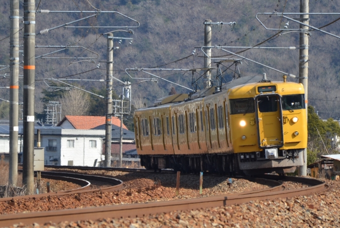 JR西日本 国鉄115系電車 鉄道フォト・写真 by シーホース21さん 上郡駅 (JR)：2022年02月25日14時ごろ