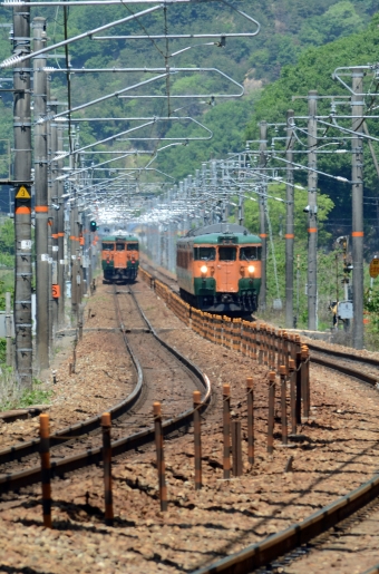 JR西日本 115系 鉄道フォト・写真 by シーホース21さん 有年駅：2015年05月05日11時ごろ
