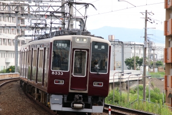 阪急電鉄 阪急8300形(Mc) 8333 鉄道フォト・写真 by たごさくさん 相川駅：2022年07月20日07時ごろ