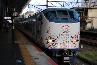 JR西日本 クハ281形 はるか(特急) クハ281-7 鉄道フォト・写真 by たごさくさん 京都駅 (JR)：2022年08月11日18時ごろ
