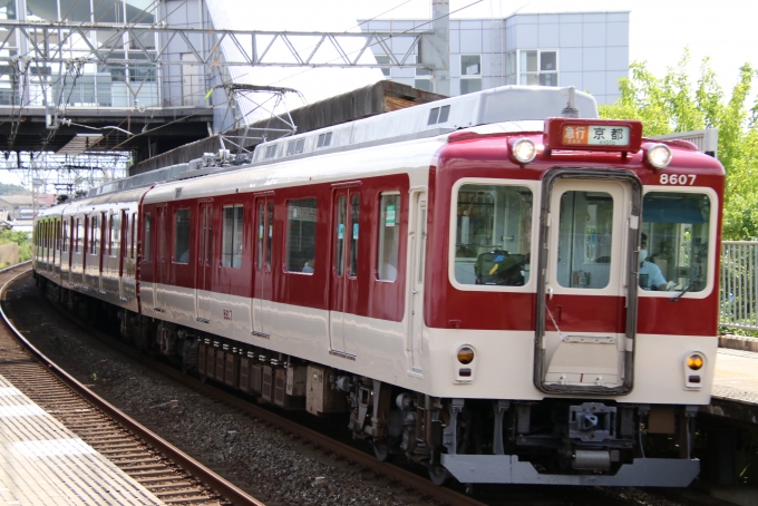 近畿日本鉄道 近鉄8600系電車 8607 木津川台駅 鉄道フォト・写真 by た