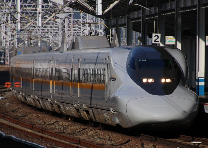JR西日本 700系新幹線電車 ひかりレールスター 724-14 福山駅 鉄道 