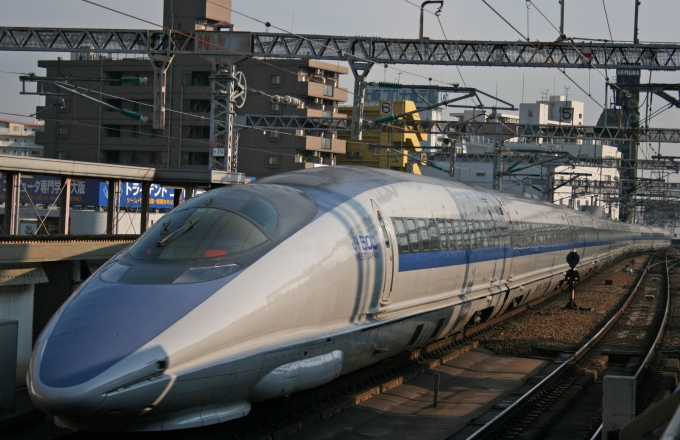 JR西日本 521形(Mc) のぞみ(新幹線) 521-7 鉄道フォト・写真 by たごさくさん 新大阪駅 (JR)：2009年01月17日09時ごろ